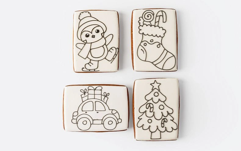 Набор из пряников для раскрашивания «Вкусная Акварель»