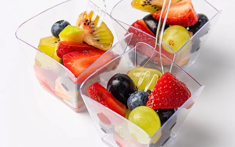 Фруктовый салат в стаканчиках, 9 шт