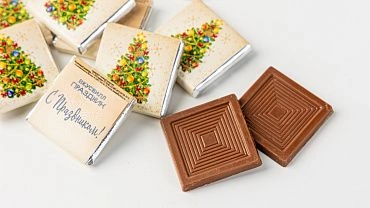 Шоколадки мини «Новогодние», 1000 шт