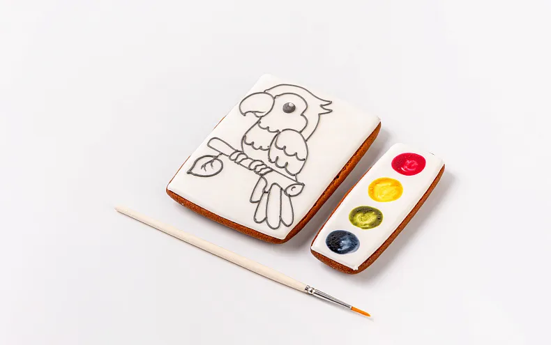 Набор из пряников для раскрашивания «Вкусная Акварель»