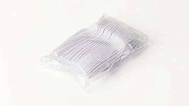 Набор вилок из кукурузного крахмала 18 см, 50 шт