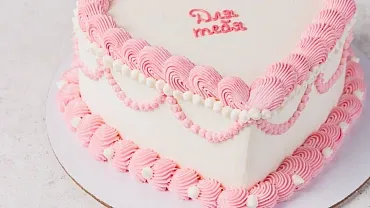 Торт «Розовое кружево»