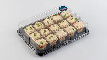 Салат «Мимоза» в фуршетных стаканчиках, 15 шт