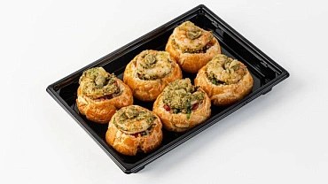 Шукет с рататуем и креветками, 6 шт.