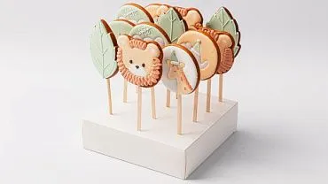 Пряники имбирные с индивидуальным дизайном «Зверята в джунглях», 12 шт