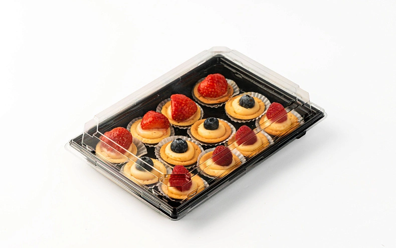 Тарталетки с ягодами мини, 12 шт