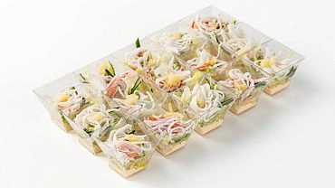 Салат «Крабовый» с икрой сельди, 15 шт