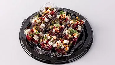 Салат «Со свеклой и сыром фета» в стаканчиках, 9 шт