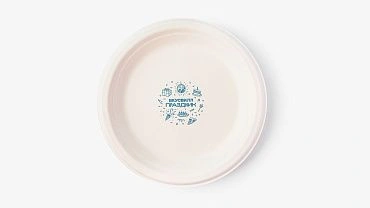 Комплект ЭКО тарелок Праздник, 5шт