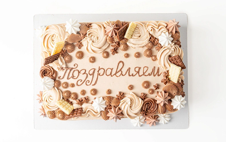 Торт для семейного торжества «Ретро»