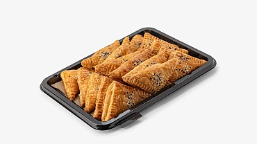 Пирожки слоеные с курицей и грибами, 16 шт