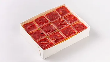 Десерт «Манго-клубника» в стаканчиках, 12 шт