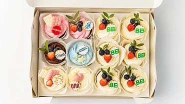 Капкейки с индивидуальным дизайном, 12 шт