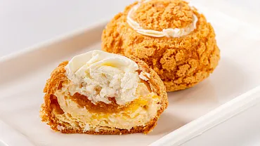 Пирожное «Шу» манго-кокос, 6 шт 