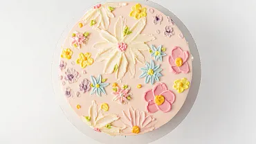 Торт «Цветы»