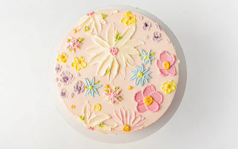 Торт «Цветы»