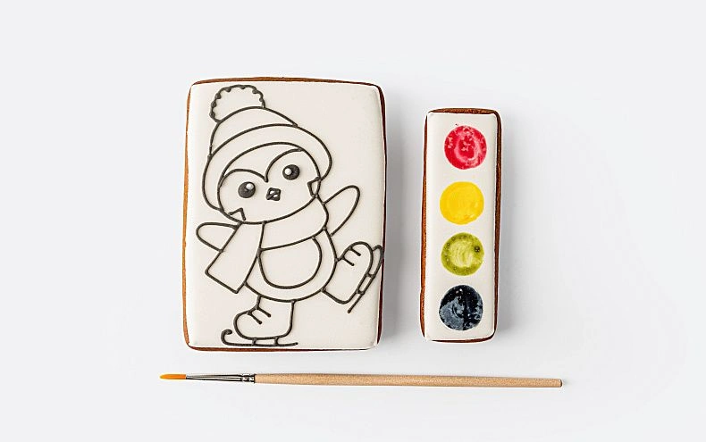 Набор из пряников для раскрашивания «Вкусная Акварель»