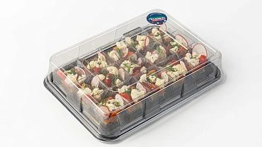 Салат «Овощной» с заправкой, 15 шт.