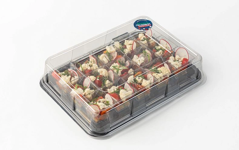 Салат «Овощной» с заправкой, 15 шт.