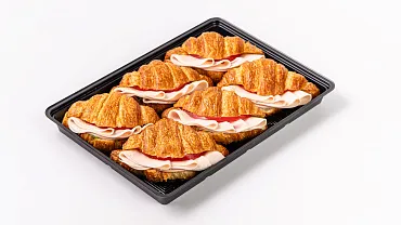 Круассан с индейкой и мягким сыром, 6 шт