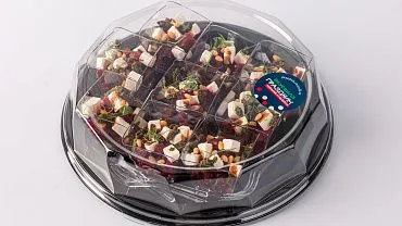 Салат «Со свеклой и сыром фета» в стаканчиках, 9 шт