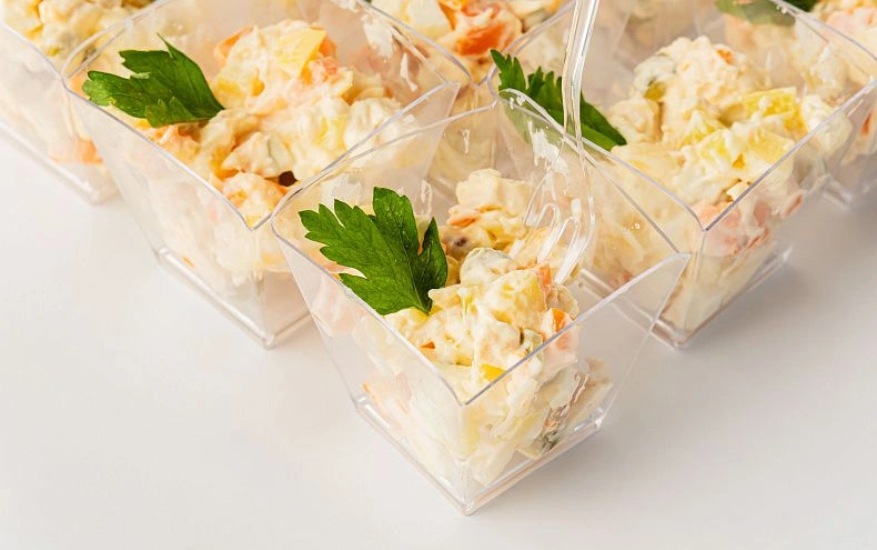 Салат «Оливье с курицей», 9 шт