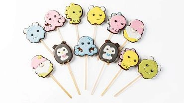 Пряники имбирные с индивидуальным дизайном «Весёлая компания», 12 шт