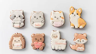 Пряники имбирные с индивидуальным дизайном «Комплимент от именинника», 1 шт