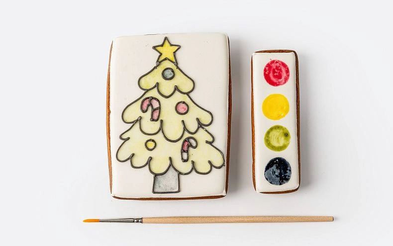 Набор из пряников для раскрашивания «Вкусная Акварель»