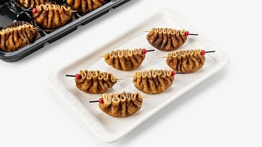 Блинный мешочек с курицей и грибами, 12 шт