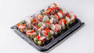 Салат «Овощной» фуршетные стаканчики, 15 шт