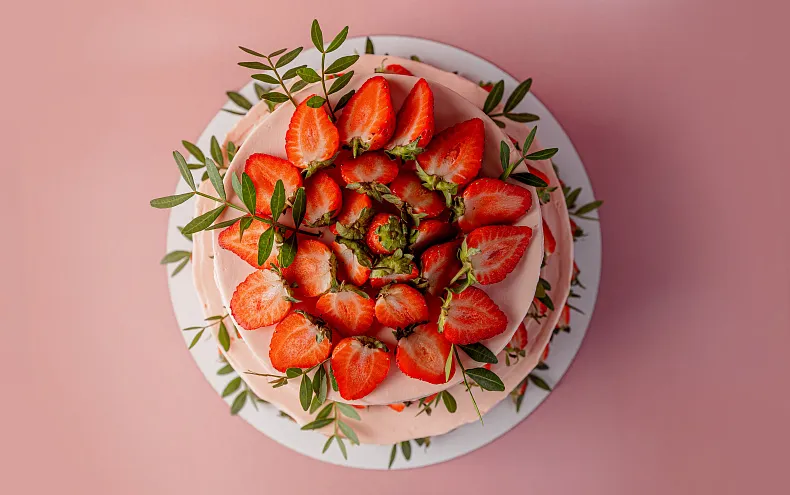 Торт «Праздничный 2 яруса»