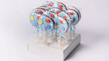 Пряники имбирные с индивидуальным дизайном «Космос», 12 шт