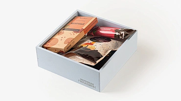 Праздничный бокс мини «Чай и шоколад»