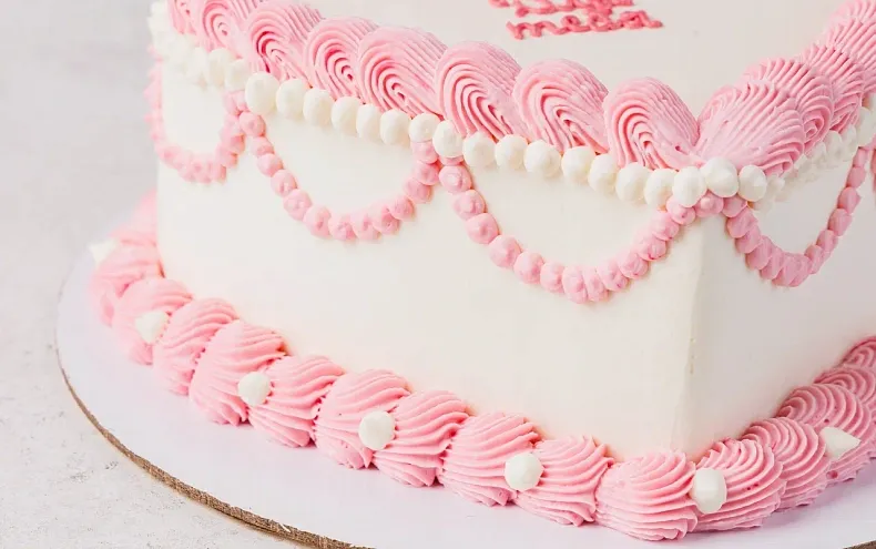 Торт «Розовое кружево»