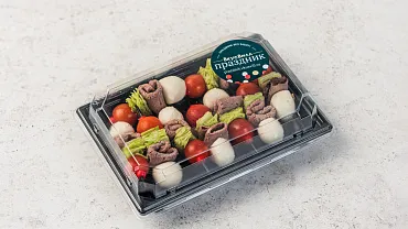 Канапе с ростбифом и моцареллой, 9 шт