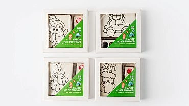 Набор из пряников для раскрашивания «Вкусная Акварель»