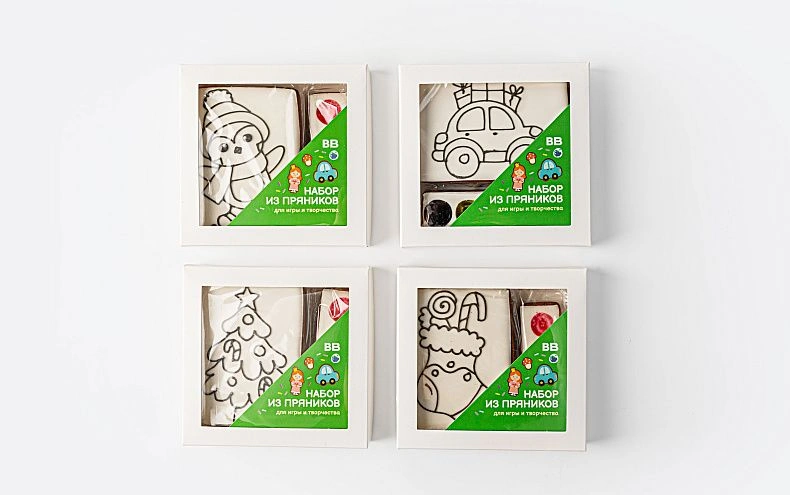 Набор из пряников для раскрашивания «Вкусная Акварель»