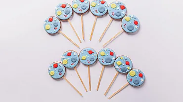 Пряники имбирные с индивидуальным дизайном «Космос», 12 шт