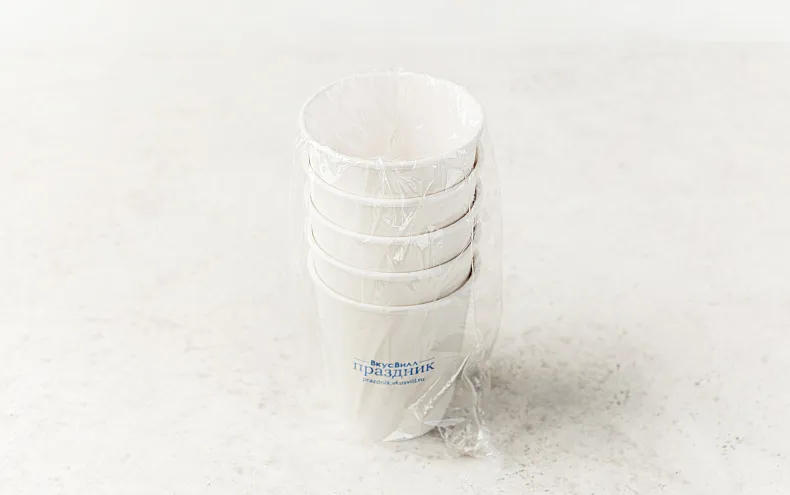 Комплект бумажных стаканов Праздник, 5 шт 