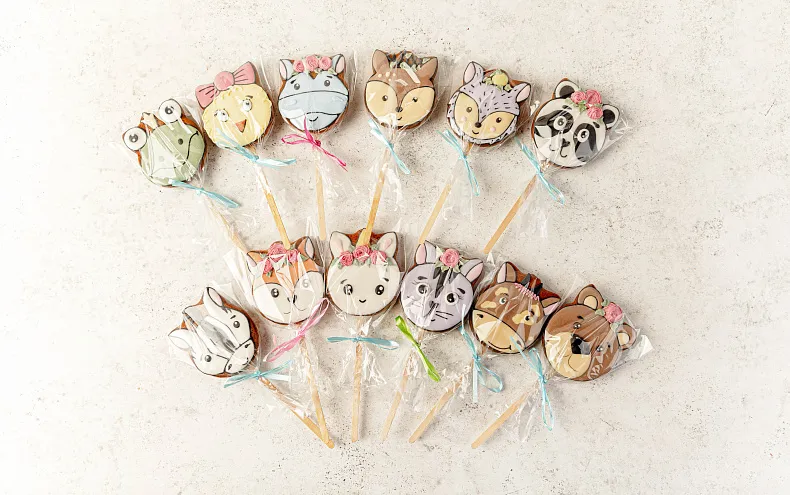 Пряники имбирные с индивидуальным дизайном, 12 шт