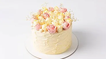Торт «Свадебный с розами»