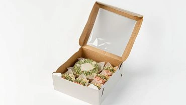 Набор Бенто-торт с капкейками «Зимний»