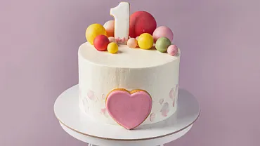 Торт «Сердечко» с цифрой