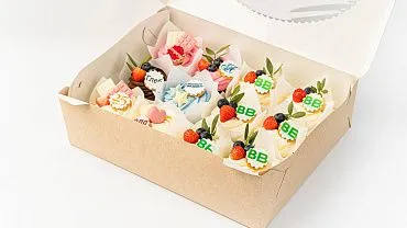 Капкейки с индивидуальным дизайном, 12 шт