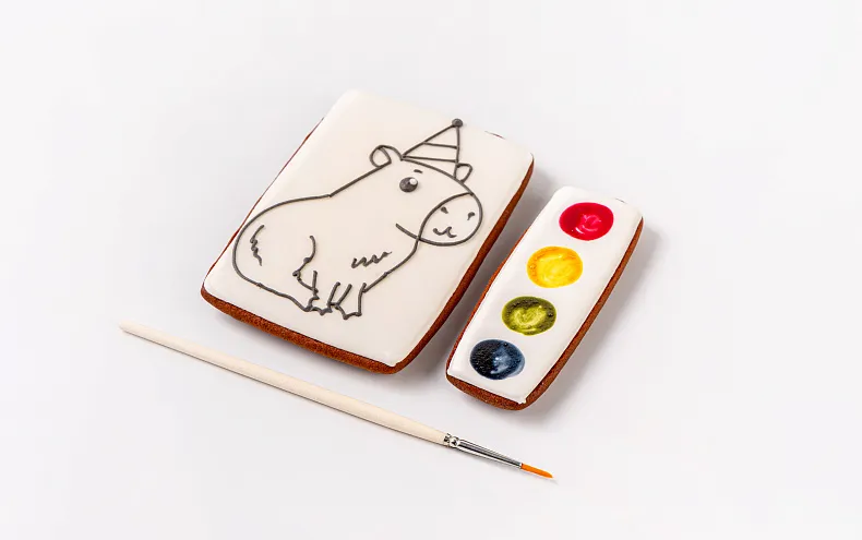 Набор из пряников для раскрашивания «Вкусная Акварель»