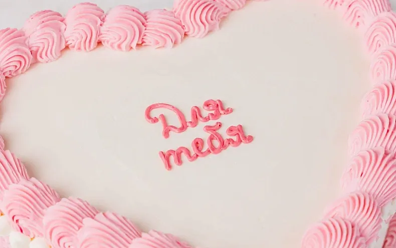 Торт «Розовое кружево»