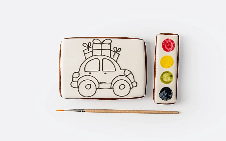 Набор из пряников для раскрашивания «Вкусная Акварель»