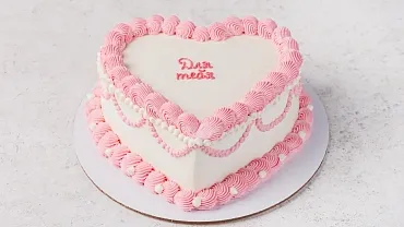 Торт «Розовое кружево»