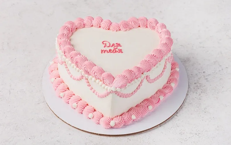 Торт «Розовое кружево»